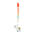 Silicone Teether with Pacifier Clip | Llama