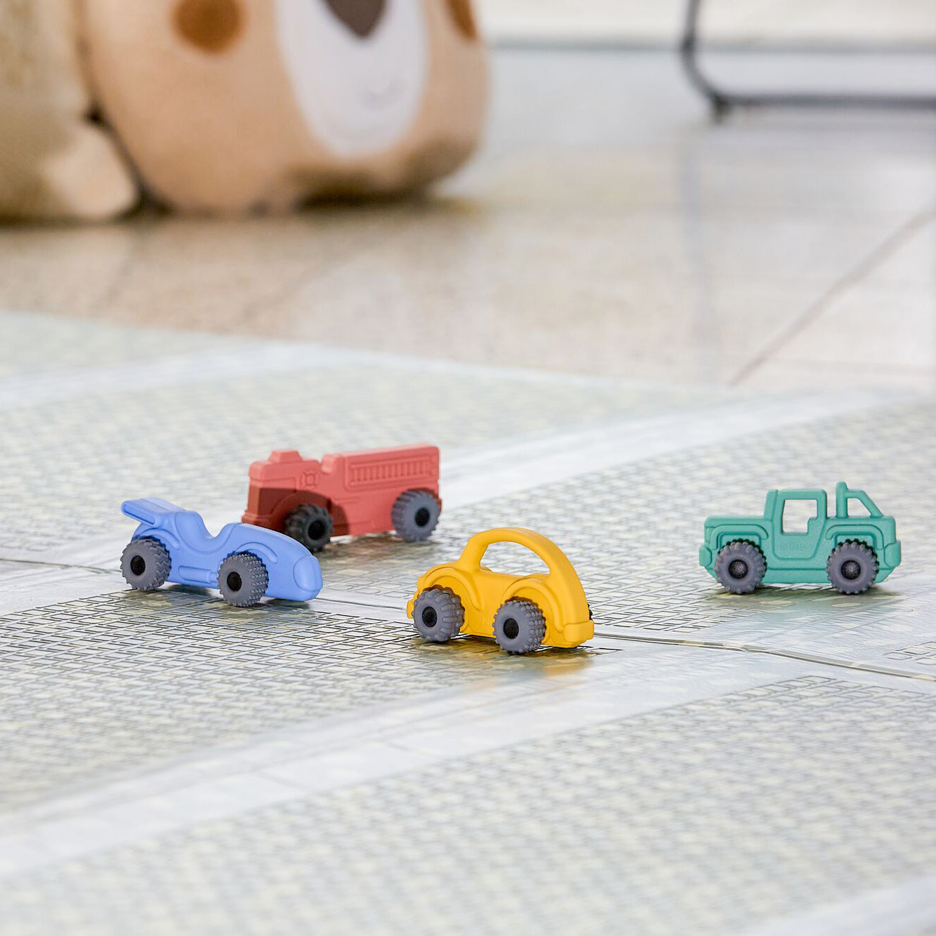 Silicone Vehicle Teether Toy | Race Car