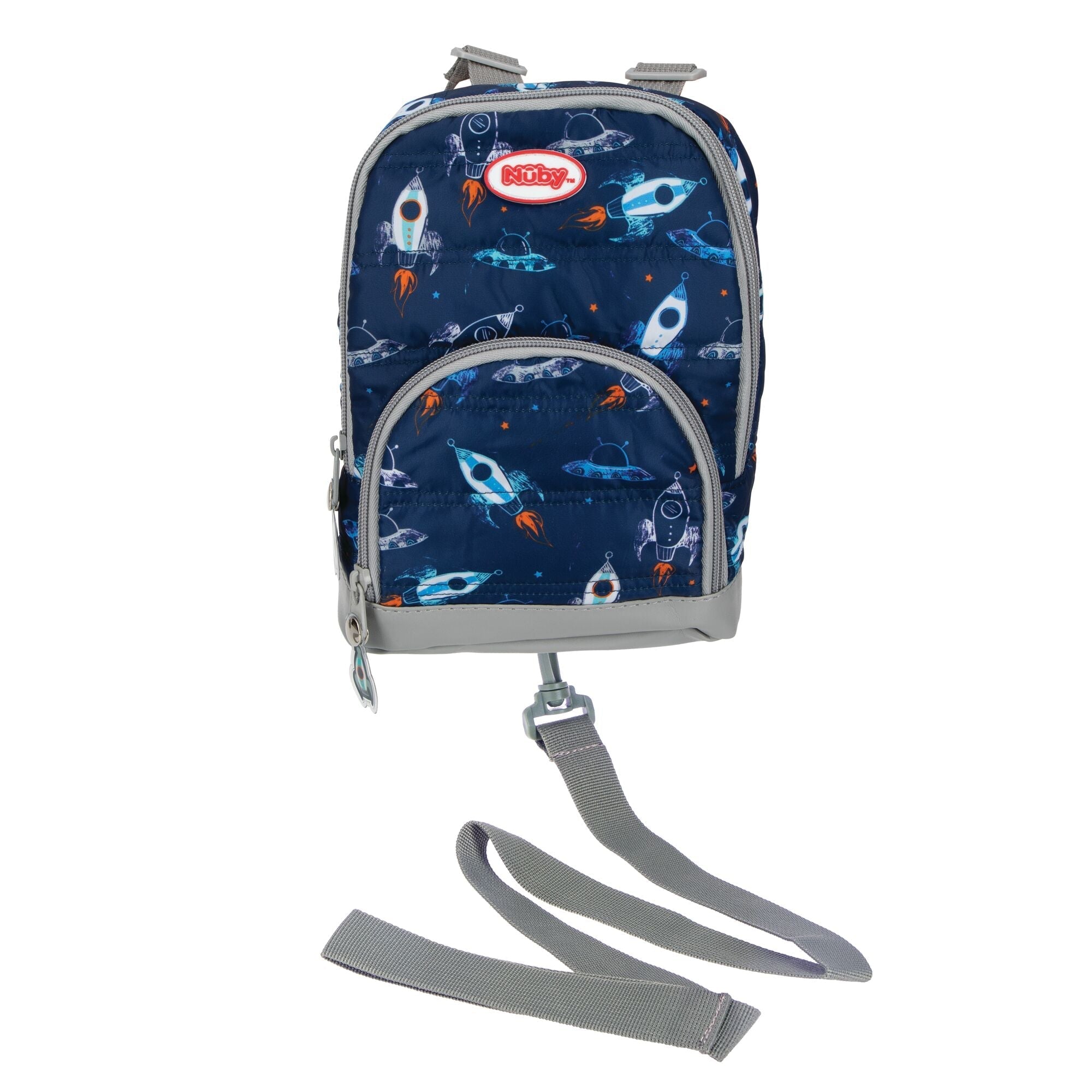 Quilted Space Backpack with Safety Harness