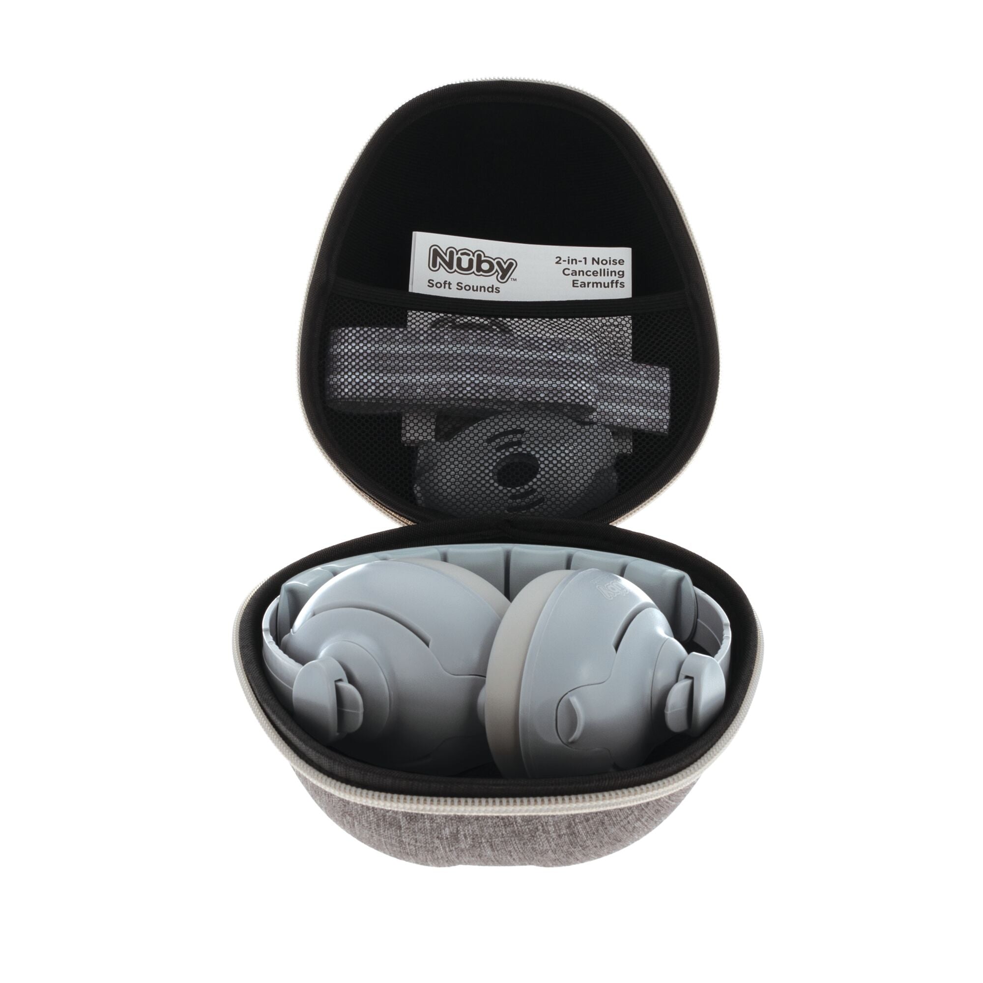 Soft Sounds 2-in-1 Noise Cancelling Earmuffs | Grey