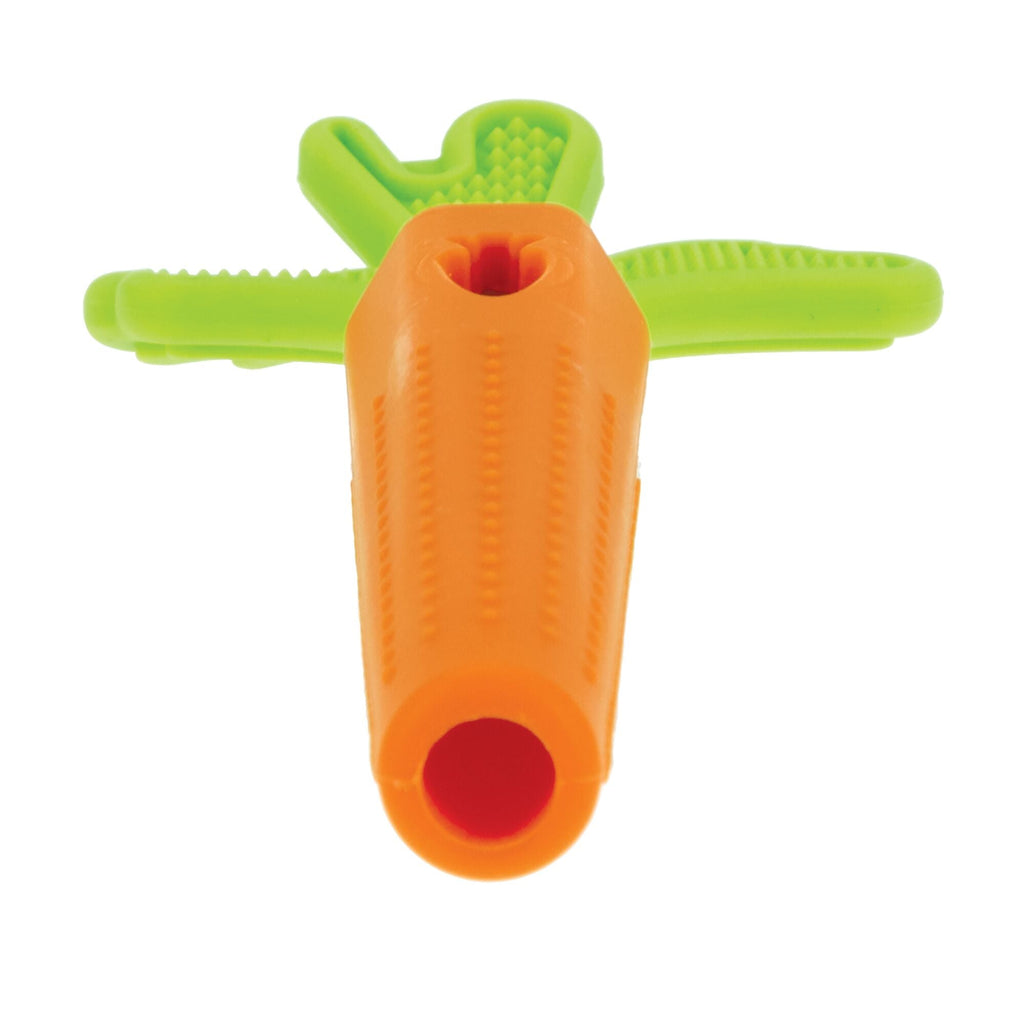 Silicone Carrot Tube Teether