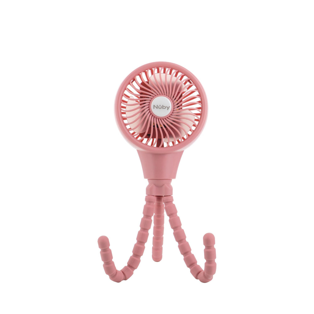 Oscillating Stroller Fan | Pink