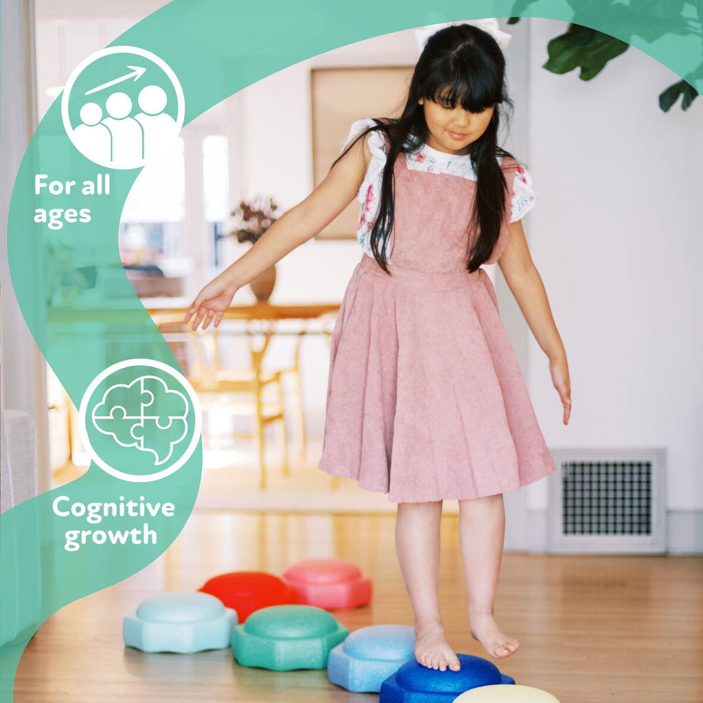 StepPebbles and FREE Balance Board | Pastel
