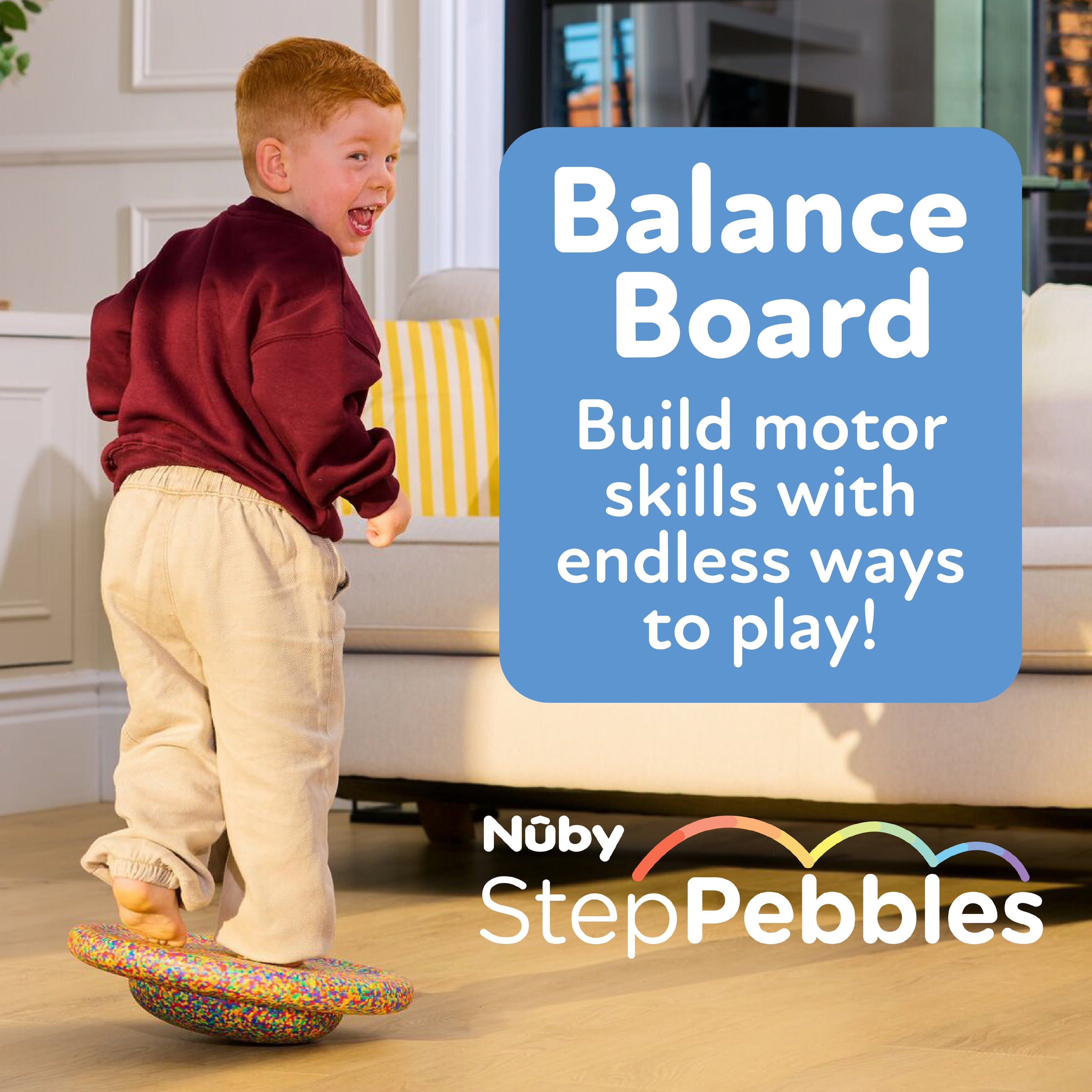 StepPebbles and FREE Balance Board | Pastel